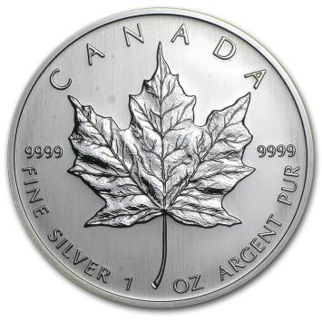 Canada Maple Leaf 2004 1 ounce silver